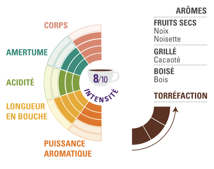 Arabica moulu Honduras ethiquable profil dégustation