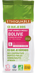 arabica café moulu Bolivie ethiquable bio equitable