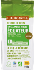 arabica café moulu Equateur ethiquable bio equitable