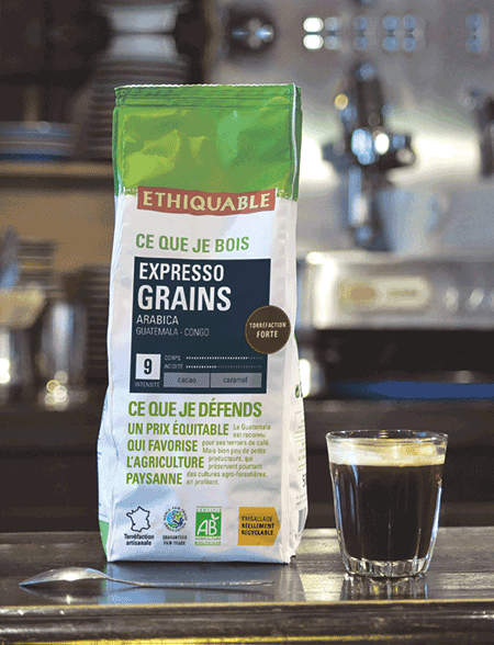 expresso grain au comptoir