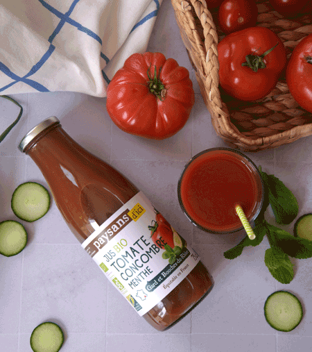 jus de tomate concombre menthe équitable bio france