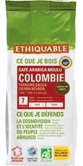 arabica café moulu Colombie ethiquable bio equitable