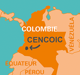 Carte CENCOIC Colombie café