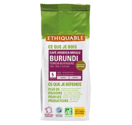 arabica café moulu Burundi ethiquable bio equitable