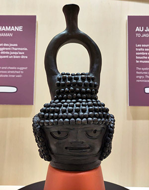 Vase attestant de l'origine du cacao 